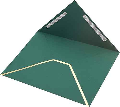 Miniatura 4 de Sobres A7  Paquete de 25 sobres de correo de lujo con solapa en V para tarjetas de 5 x 7 pulgadas, para bodas, invitaciones, baby shower, fotos,