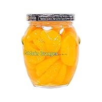 Vista 2 de MW Polar Segmentos de naranja mandarina en almíbar ligero, frasco de vidrio de 10 oz (paquete de 12)