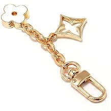 Cute Four-Leaf Keychain Bag Charm Accessories, Metal Decorative Chain for Handbags, Purse Charm for Women