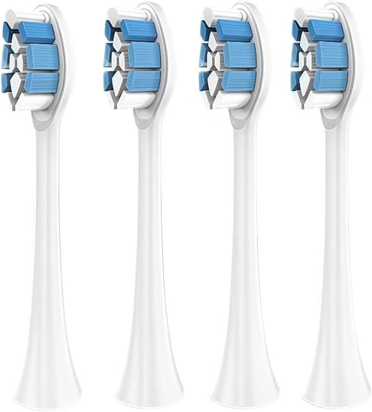 Electric Toothbrush Replacement Brush Head. Compatible for Philips HX9013、HX9112、HX9332、R710、R910、HX6073、HX6100、HX6212(8pcs Black)