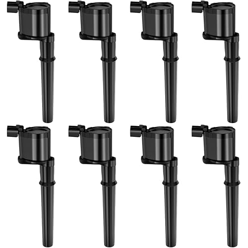 MAS Set of 8 Ignition Coils Pack Compatible with Lincoln Aviator Navigator Ford GT Mustang Avanti Mercury Marauder Panoz Qvale Replacement for UF191 DG543 1141 DG512