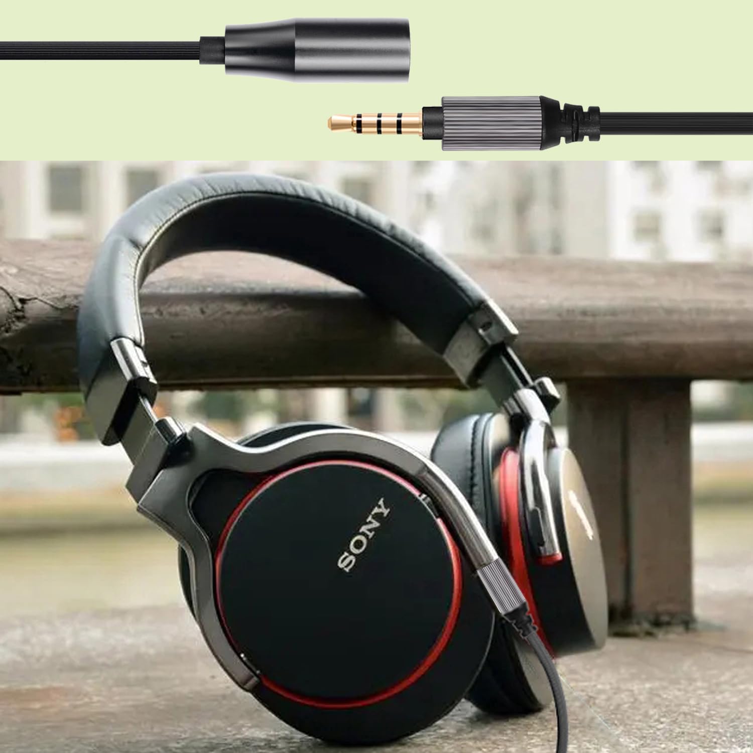 FAAEAL WH-1000XM5 Audio Cable Replacement for Sony WH-1000XM3 XM4 MDR-950BT MDR-1AM2 WH-XB910N Headsets ATH-M50xBT2 Headphones 6.5ft 4Pin-XLR