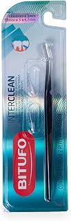 Escova de Dente Bitufo Interclean com 1 refil cônico 2, 5 a 4 milímetros 1 cilíndrico 3mm, Bitufo