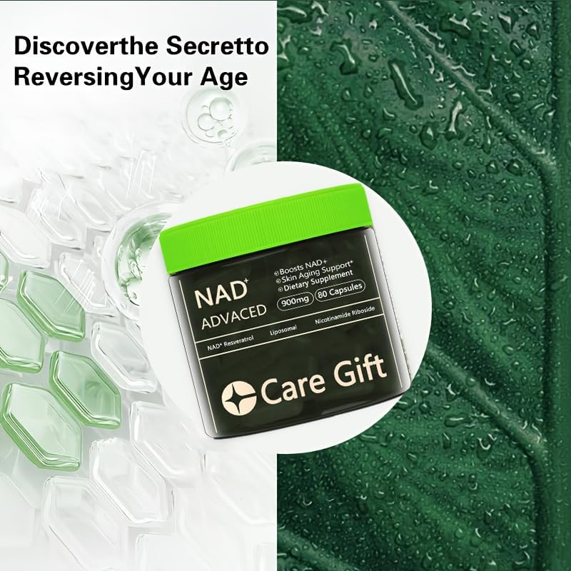 Miniatura 8 de Suplemento NAD, NAD Nicotinamida Riboside Resveratrol 900mg - Suplementos liposomales NAD para mujeres y hombres, suplemento alternativa NMN para