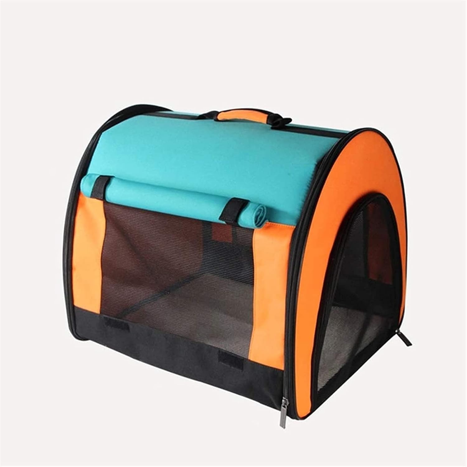 Pet Bag - Soft Sided Pet Luxury Travel Tote with Premium Self Locking Zippers with a Sturdy Plywood Base (Color : A)