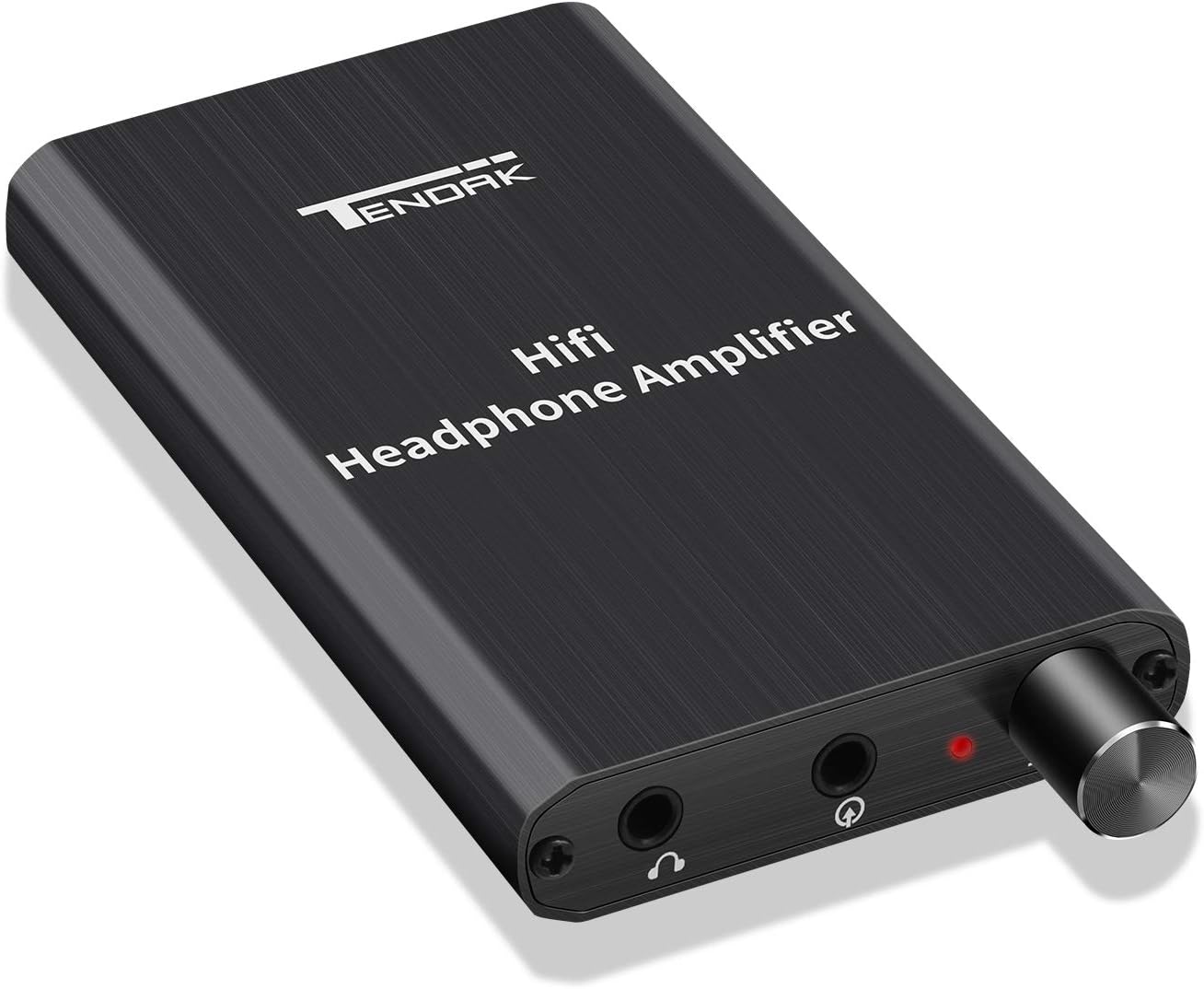 Tendak Headphone Amplifier, Portable HiFi Headphone Amp Support Impedance 16-300Ω and Gain Switch Rechargeable 3.5mm Earphone Amplifier Compatible for MP3 MP4 Phones Digital Players and Computers