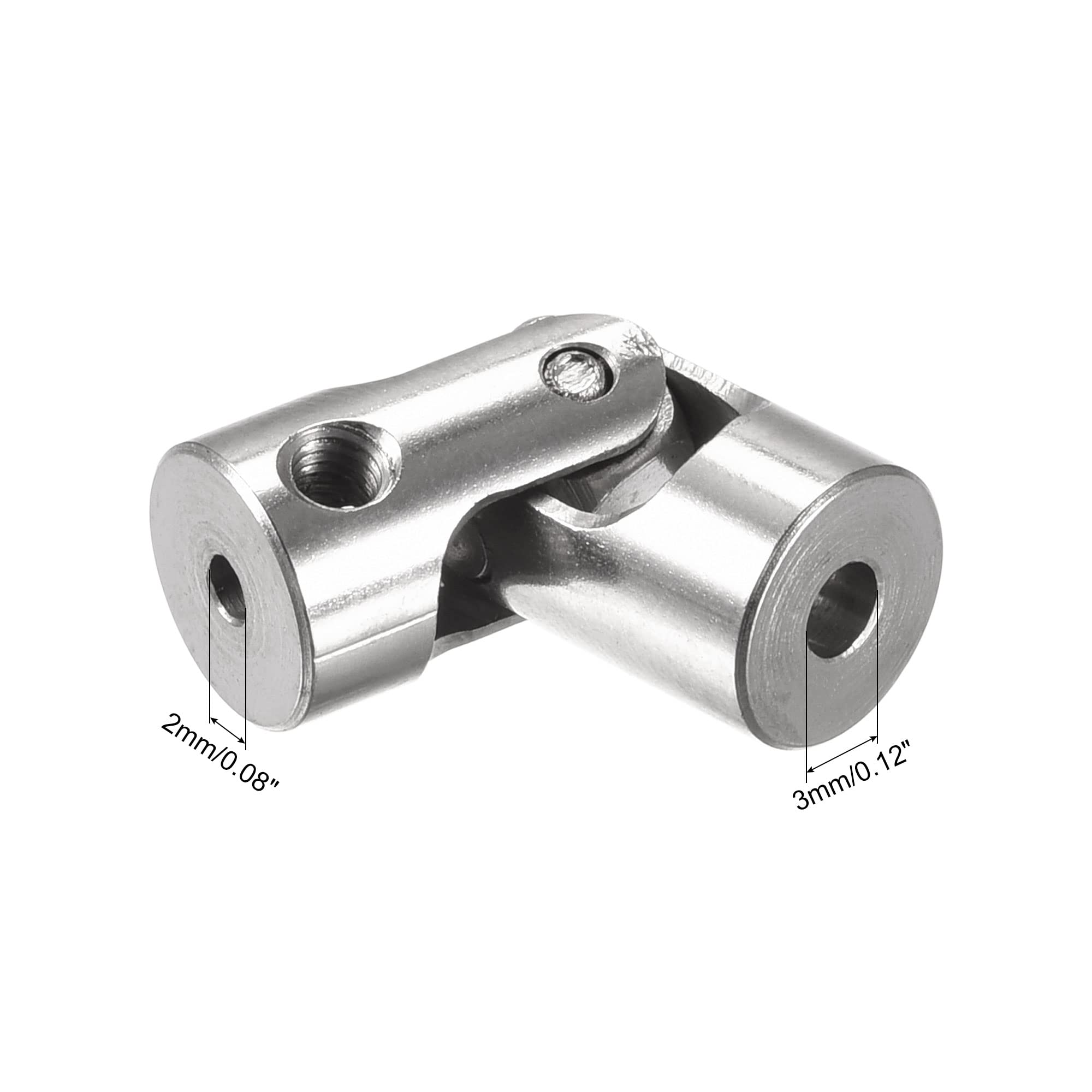 3 Stück Kreuzgelenk Wellenkupplung 5mm Auf 5mm – Robust, Galvanisiert, Ideal Für RC Modelle & DIY