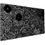 Black and White Topographic Contours