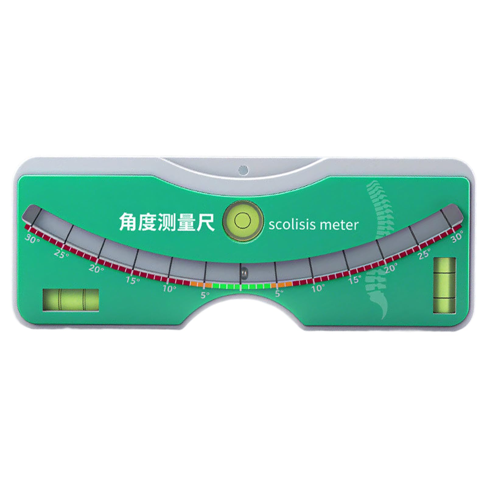2 Portable Spinal Deformity Gauge Lightweight Design 30° Accuracy Built-in Bubble for Home Alignment Scoliosis Measurement Gauges