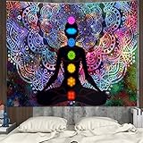 mandala yoga shala mysore ➤MATERIAL DE ALTA CALIDAD: Hecho de poliéster de alta calidad, tiene una sensación suave, puede mantener su suavidad, se puede usar de por vida y no es fácil de desvanecer. La contracción es pequeña, básicamente no deformada, recta y sin arrugas.
