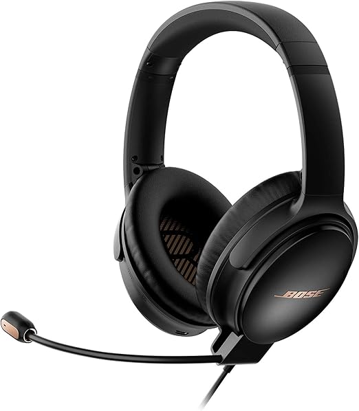 Bose QuietComfort 35 Series 2 Gaming Headset — Comfortable Noise Cancelling Headphones Black (Renewed)