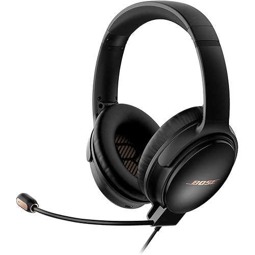 Bose QuietComfort 35 Series 2 Gaming Headset — Comfortable Noise Cancelling Headphones Black (Renewed)