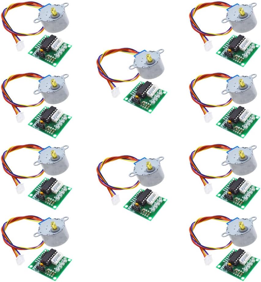10sets 28BYJ-48 ULN2003 Stepper Motor ULN2003 Driver Module with Cable