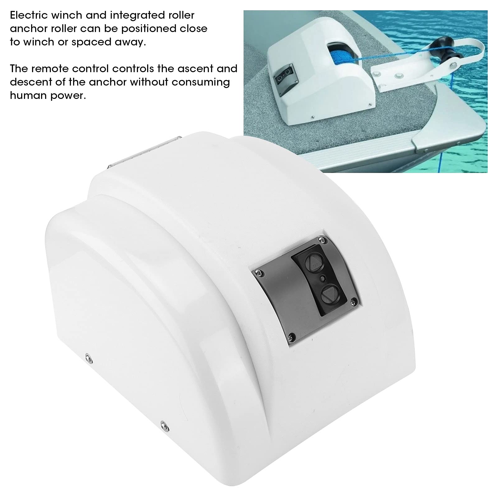 Buy Fydun Marine Anchor Winch, 12V Electric Anchor Winch Windlass Kit