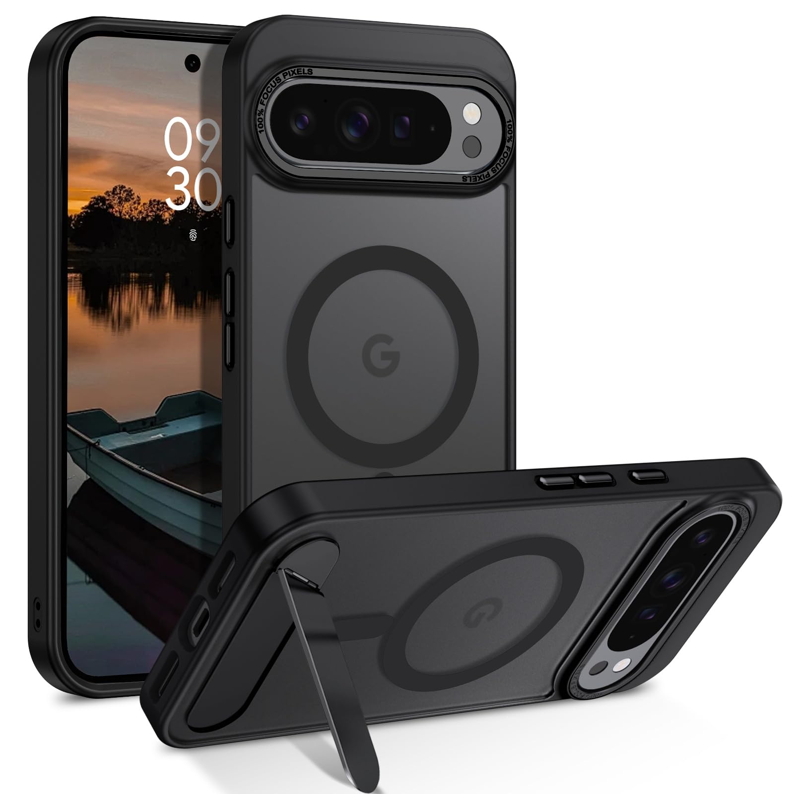 Coque Pixel 9 Pro XL béquille invisible pour vidéos et appels - 8