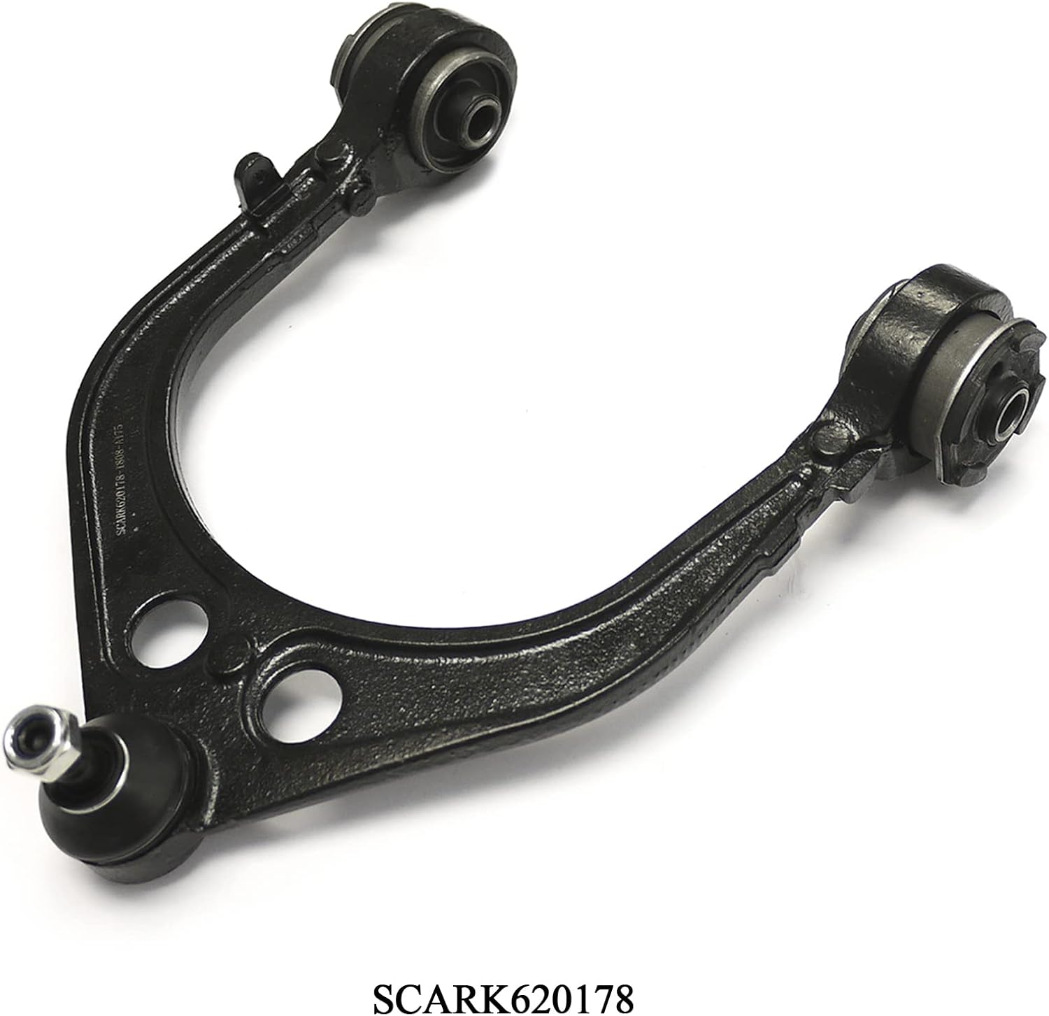 Front Right (Passenger Side) Upper Control Arm and Ball Joint Assembly Compatible with Chrysler & Dodge Model 300 & Challenger & Magnum & Charger (Replacement# 4782666AB, RK620178) - SCARK620178