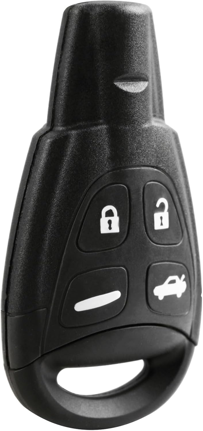 USARemote Key Fob Replacement for 2003 2004 2005 2006 2007 2008 2009 2010 2011 SAAB 9-3 9-5 4-Button Keyless Entry Remote Smart Key LTQSAAM433TX 12783781 (2-Pack)