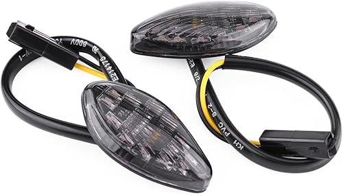 Miniatura 7 de Kit de 2 luces LED intermitentes para motocicleta, con forma de ojo, color ámbar, para Honda Grom 2014-2016
