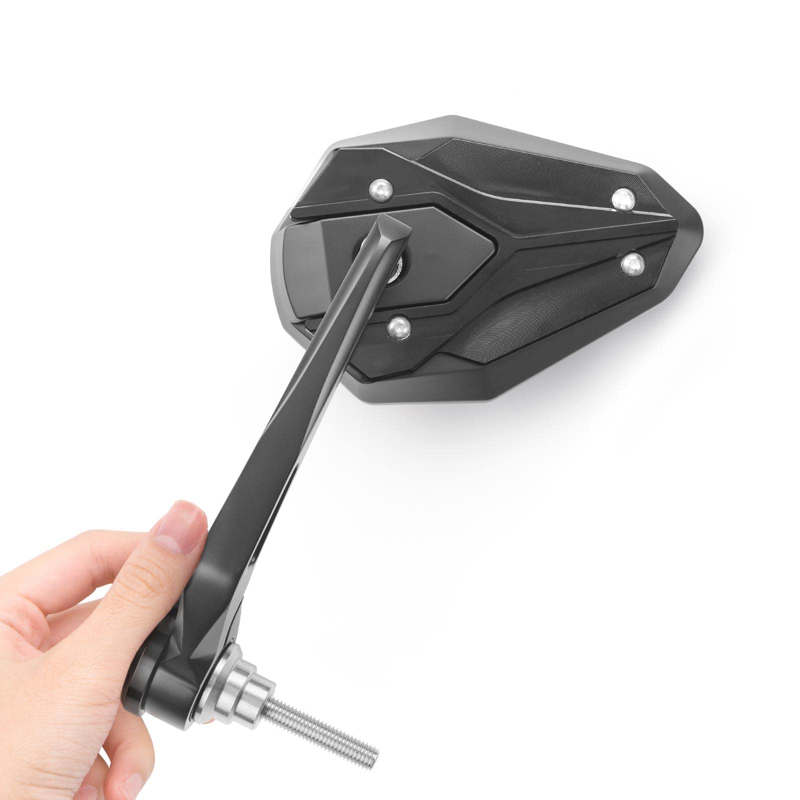 Amazon | KiWAV バーエンドミラー バイパーII 黒 インディアン