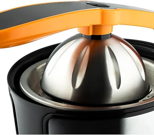 Miniatura 3 de Exprimidor eléctrico de cítricos, 180 W, exprimidor eléctrico para naranja, limón y limas con mango de goma, boquilla antigoteo, fácil de limpiar y