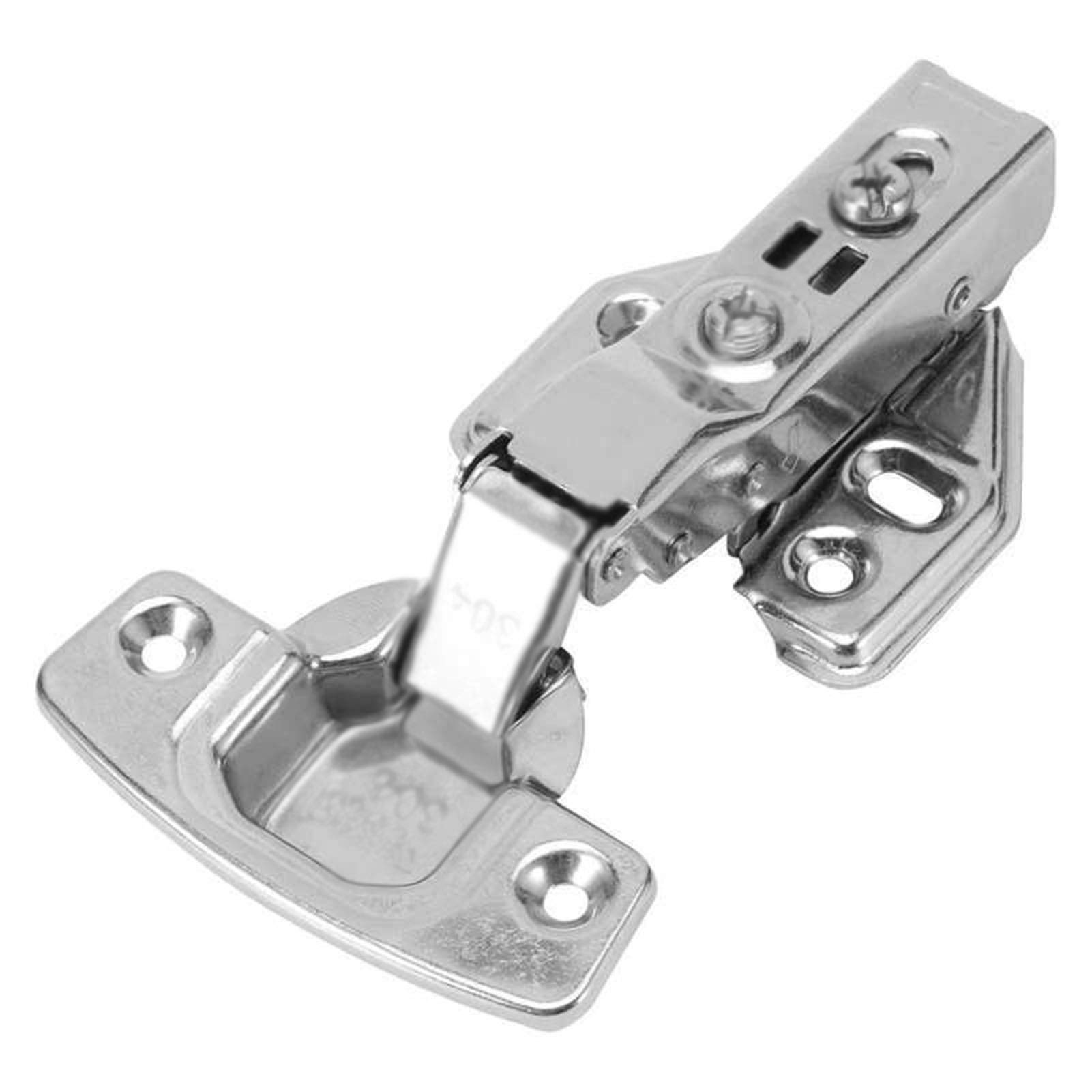 6PCS Wood Cabinet Furniture Hinges Stainless Steel Hardware Manufacturing Hydraulic Cabinet Door Hinges Damping Buffer