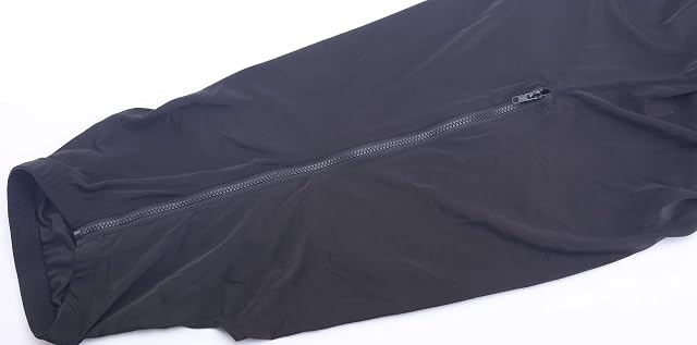 Foto 2 de 6 de Leberna Capucha elástica para caballo con cremallera, cubierta completa para el cuello (negro, L)