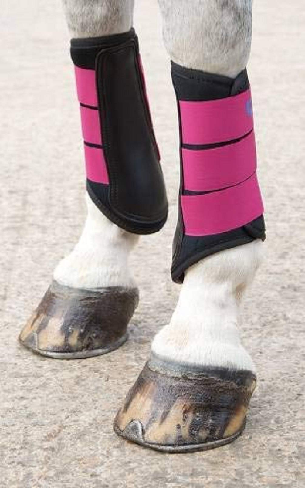Shires Arma Neoprene Brushing Boots in Raspberry EXTRA Fulll, Rspbry — image 1