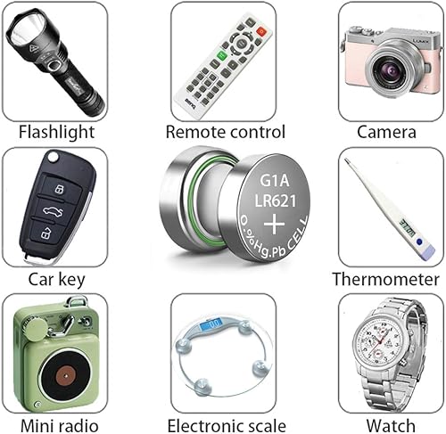 Miniatura 5 de SKOANBE 50PCS SR621SW AG1 LR621 364 363 LR60 164 1.5V botón de la célula de la moneda de la batería del reloj