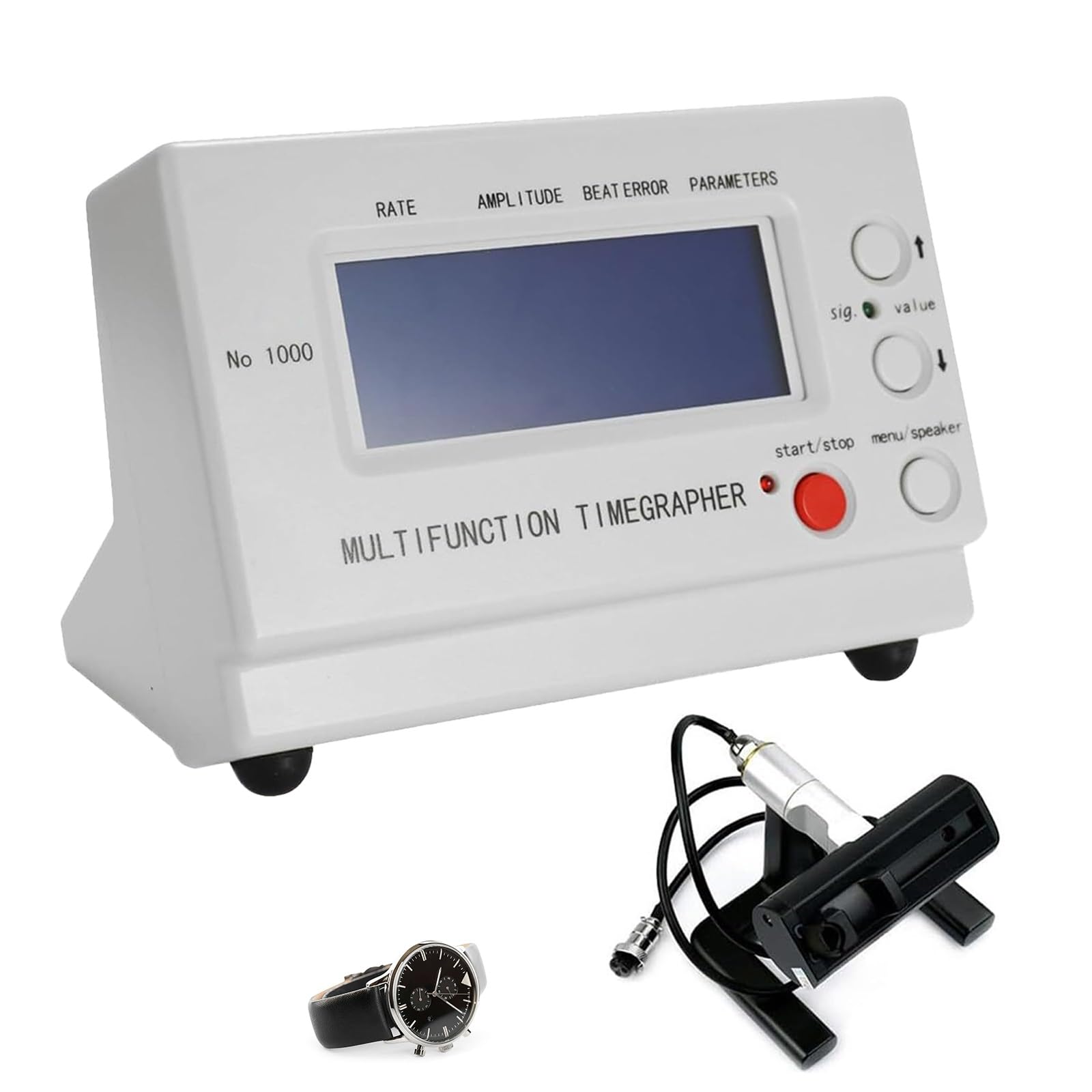 Zegarek przyrząd do pomiaru czasu narzędzia profesjonalny zegarek narzędzie do kalibracji czasu wielofunkcyjny timegrapher zegarek detektor ruchu 6 kierunków pomiaru mechaniczny kalibrator miernika