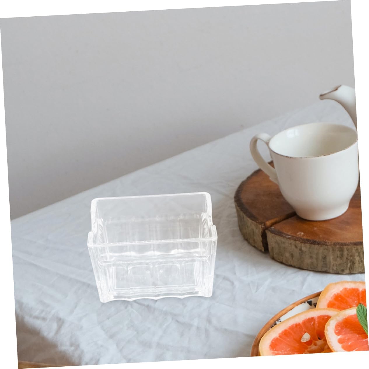Acrylic Sugar Packet Holder Tea Bag Organizer Box for Desktop