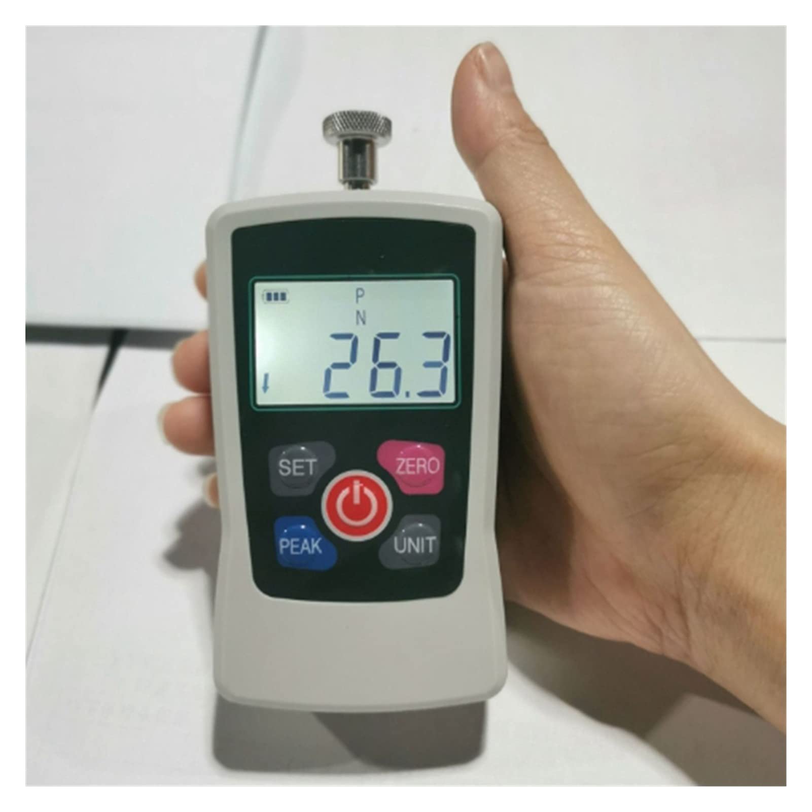 Dinamometro manuale 500 Display digitale Push Tester Tester Dynamometer Dinamometro ad alta precisione PRESSIONE PRESSIONE PRESSIONE Portatile Tester portatile Misurazione della forza
