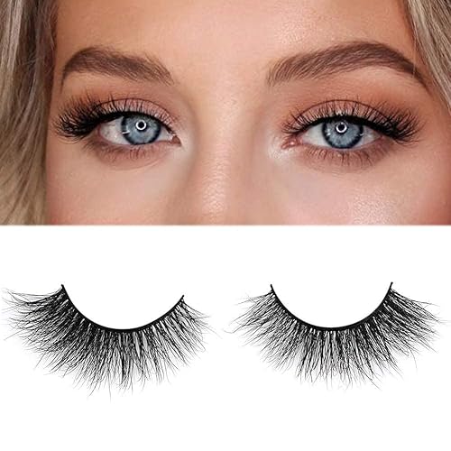 Pestañas de visón Arison, pestañas de visón 3D, pestañas postizas, aspecto natural, largas y suaves y esponjosas, tiras reutilizables hechas a mano,