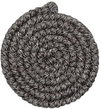 MATS Crepe Wool Hair 36-inch Dark Grey - for Creating Beards, Mustaches and Fake Hair