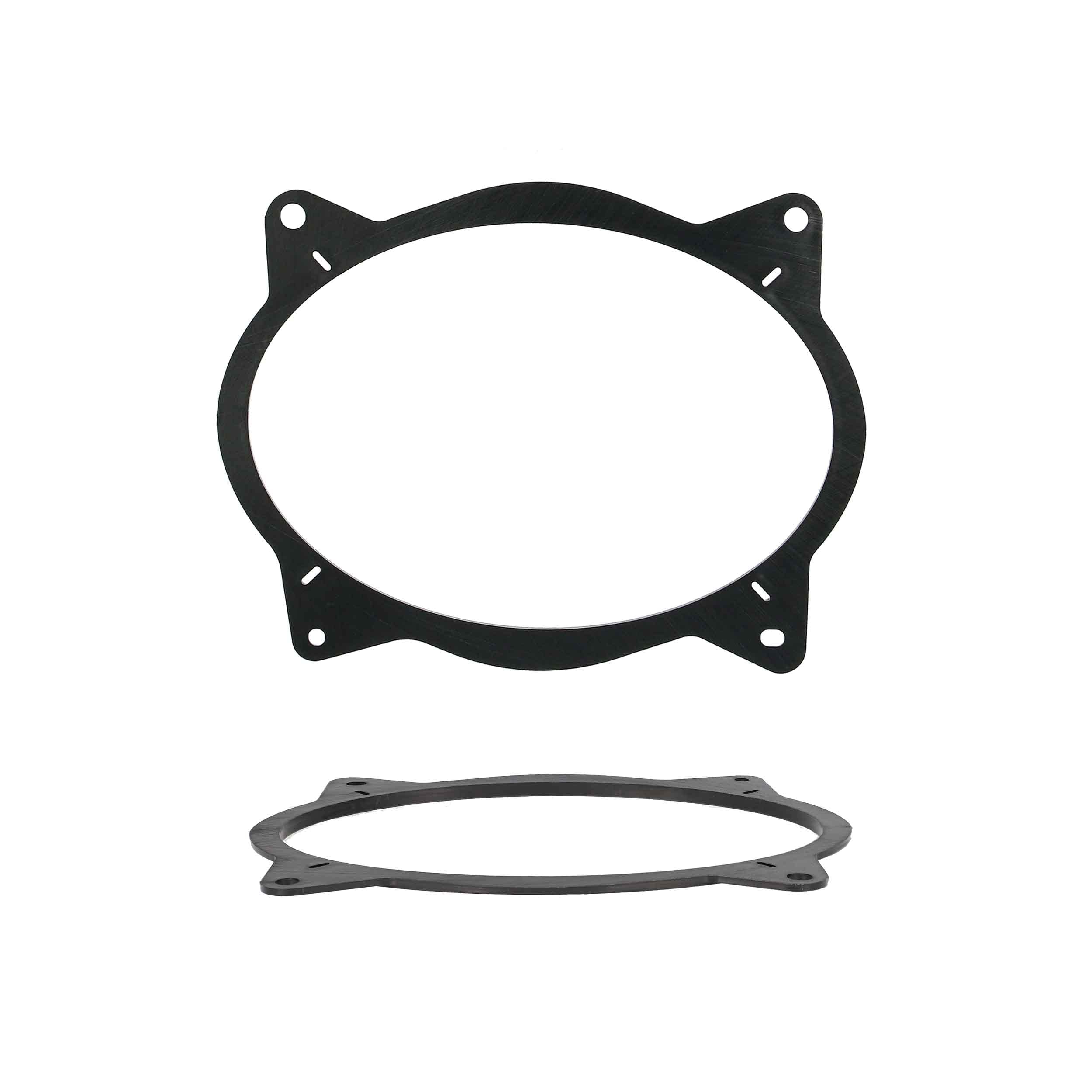 Electronics - Toyota Speaker Adapter 2012-2019 - 6x9 inch rear () Metra Speaker Adaptors – Black, Model 82-8154