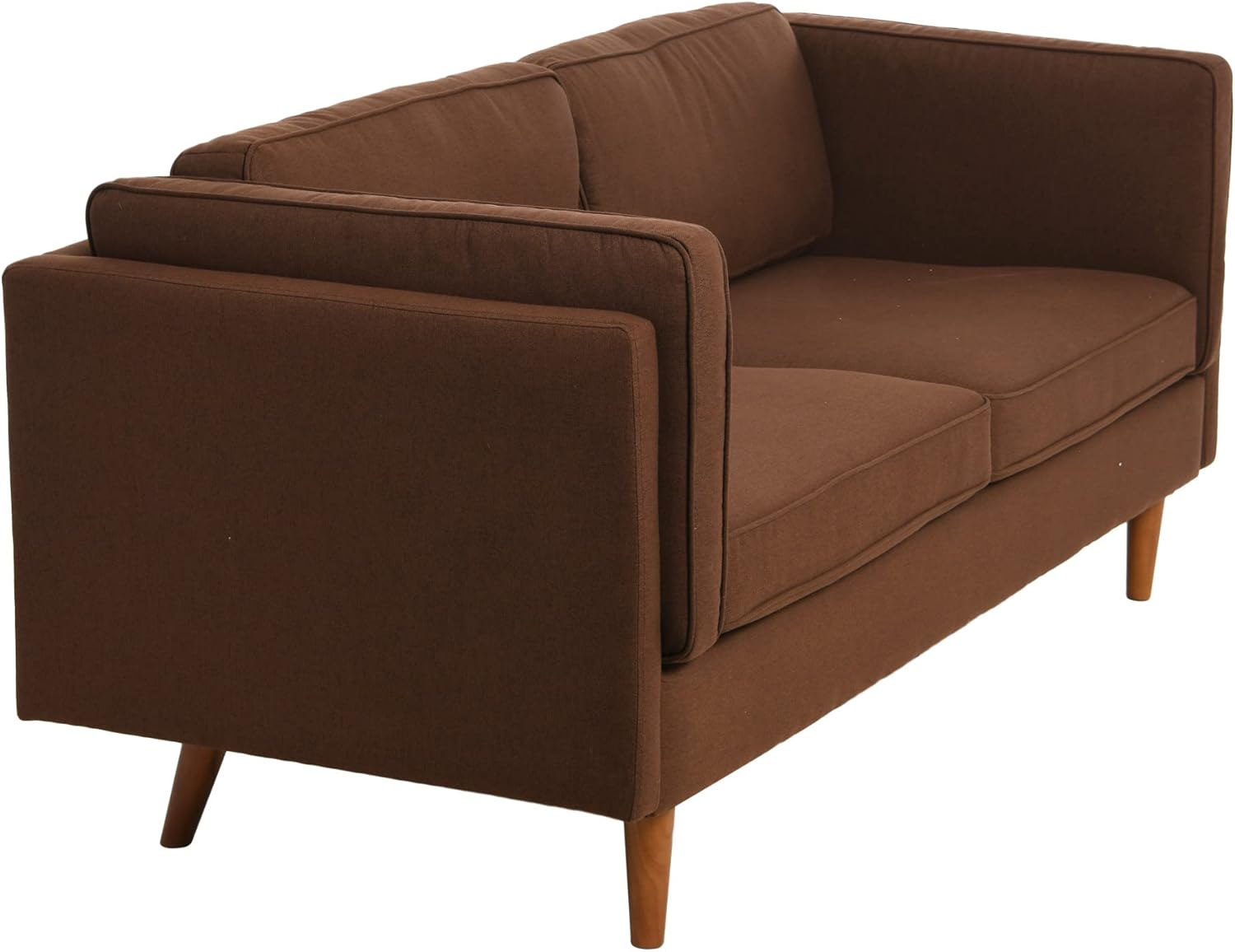 Creative Co-Op Atley High Sided Sofas, Vintage Brown