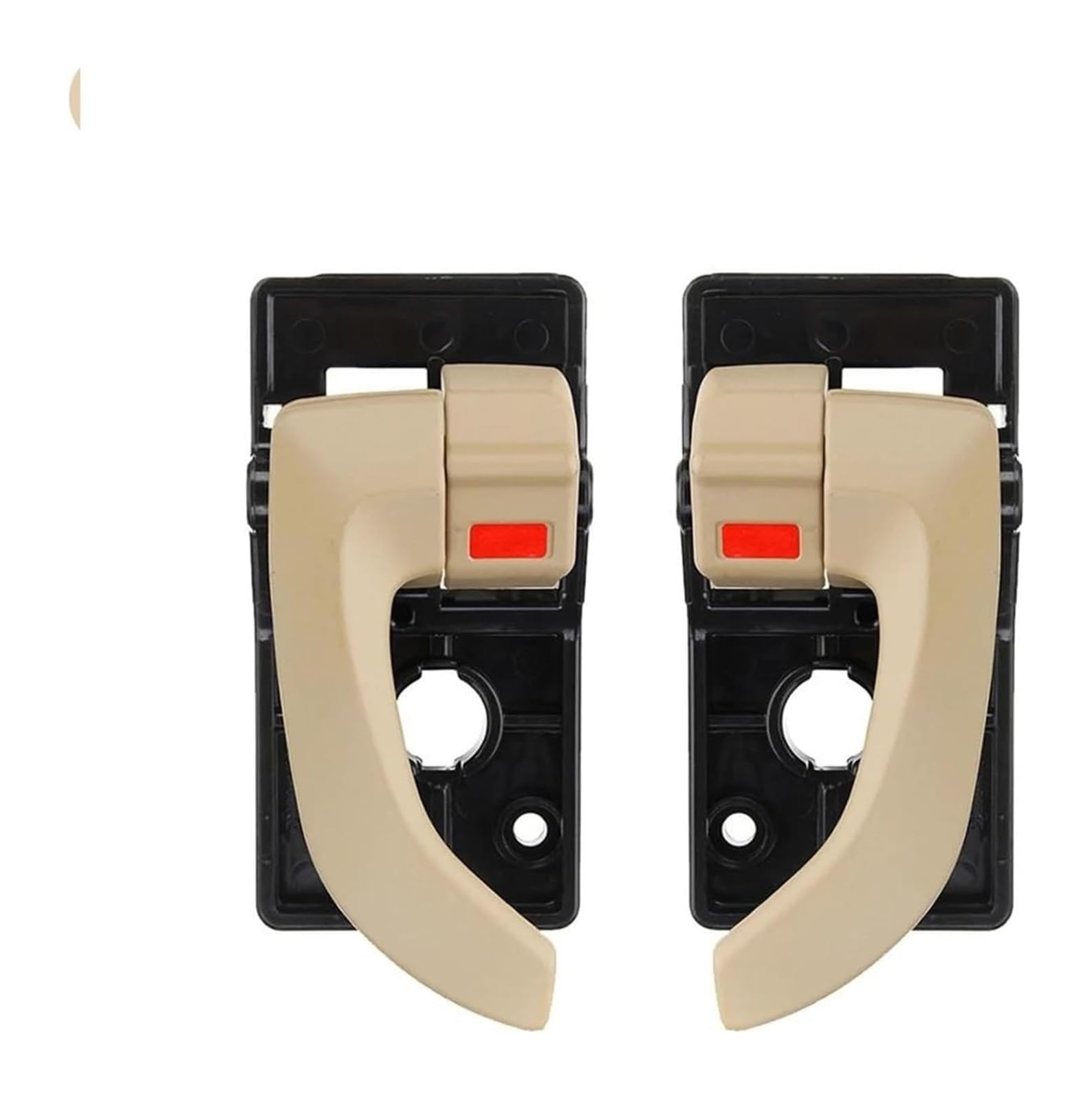 TYTYASS Inner Door Handle for Hyundai for Tucson 2005 2006 2007 2008 2009 Car Interior Inside Door Handle Left Right Set(Beige x2)