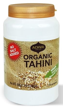 Sesame Tahini Organic Paste NS Added 17oz 3 pcs