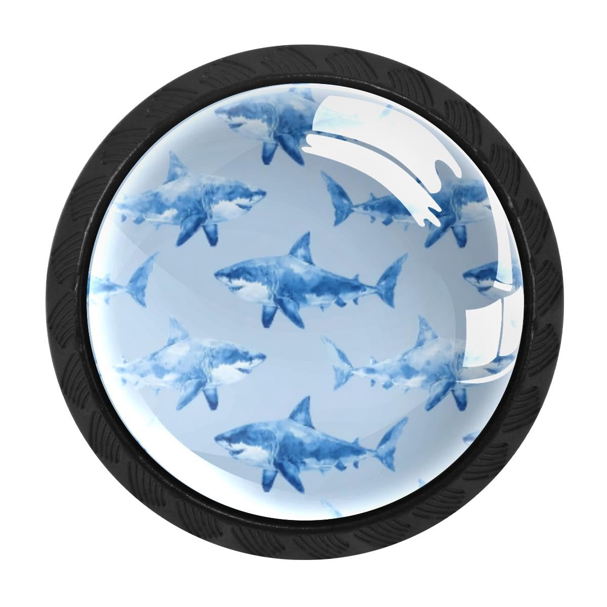 Heoeh Multi 15 4 Pcs Kitchen Cabinet Knobs, Shark Drawer Knobs Dresser Handles