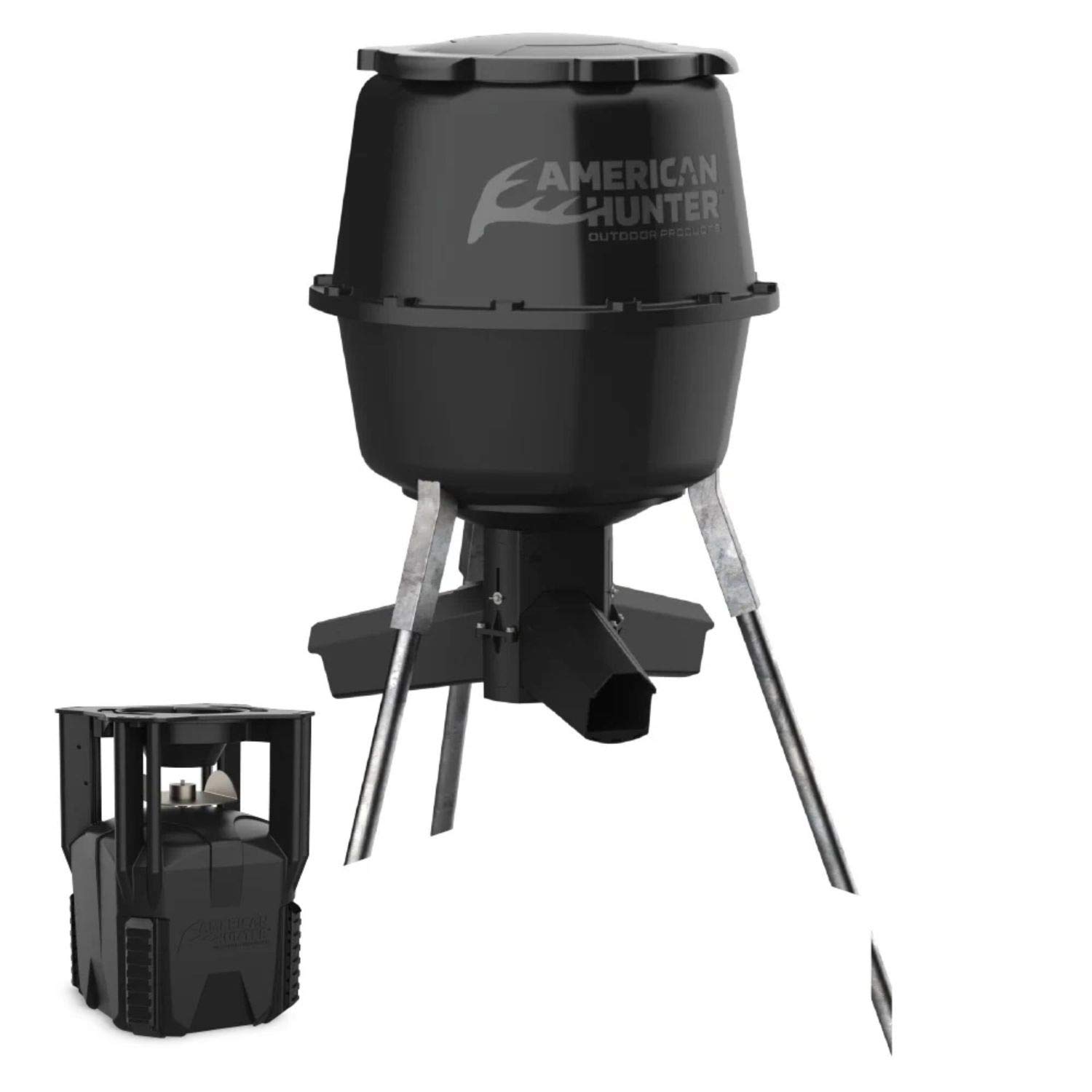 AMERICAN HUNTER 30Gal Nesting Hopper W/Xd-Pro, Black, One Size