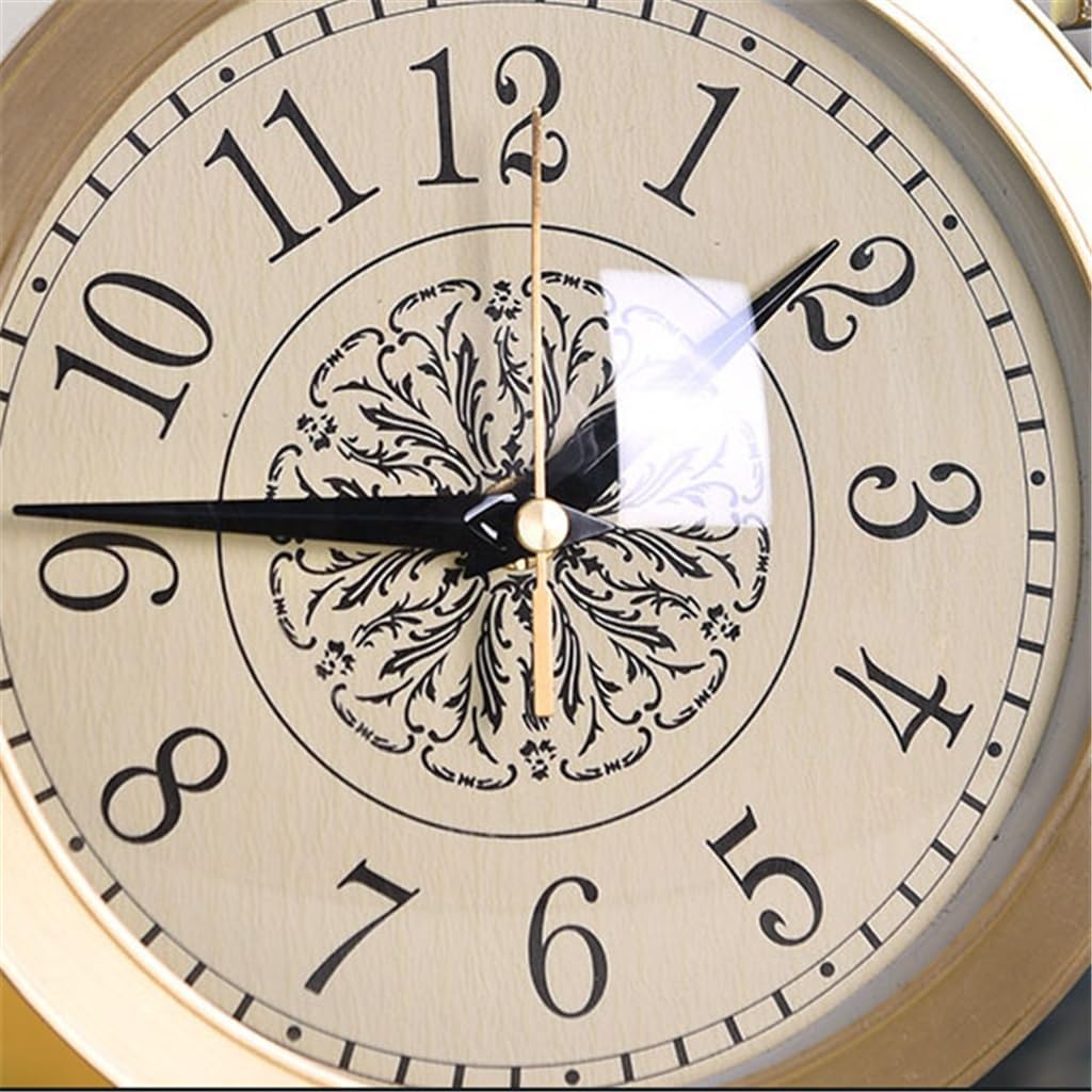 Craft Decoration Table Clock Living Room Bedroom Bedside with Copper