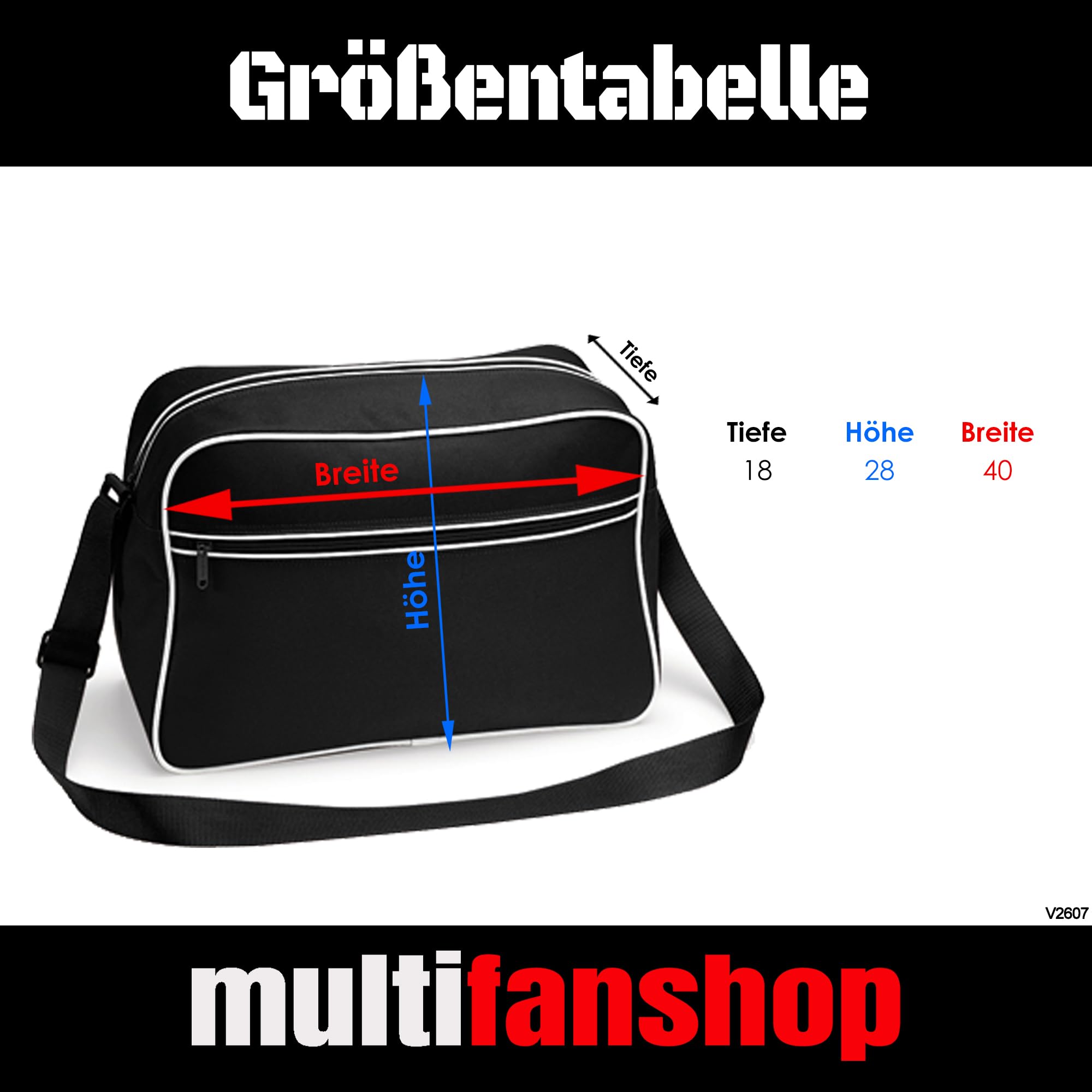 Retrotasche - St. Pauli - Textmarker
