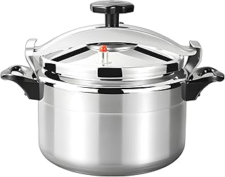 3L Pressure Cookers, Professional Aluminium Pressure Cookers with Secure Locking Lid System, Double Handle, for Everyday i…