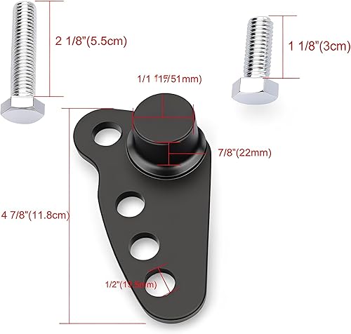 Miniatura 9 de Kit de bajada ajustable trasero negro de 1" a 3" para Harley Davidson Sportster 883 1200 1989 1990 1991 1992 1993 1994 1995 1996 1997 1998 1999