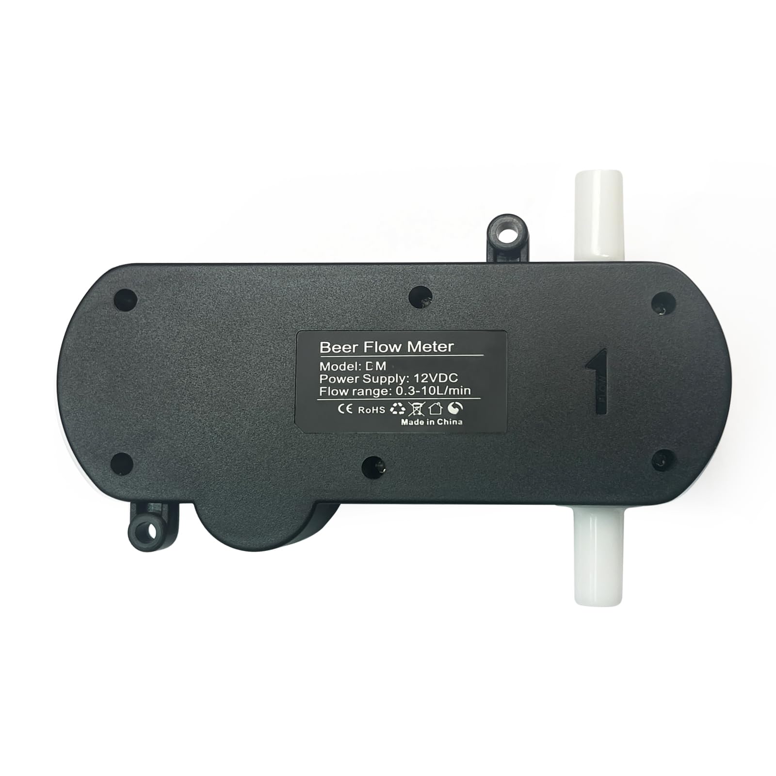 Digitaler Bier-Durchflussmesser BM-05, LED-Display, mit Netzteil und Zubehör,Den koschere bier - und getränkezähler