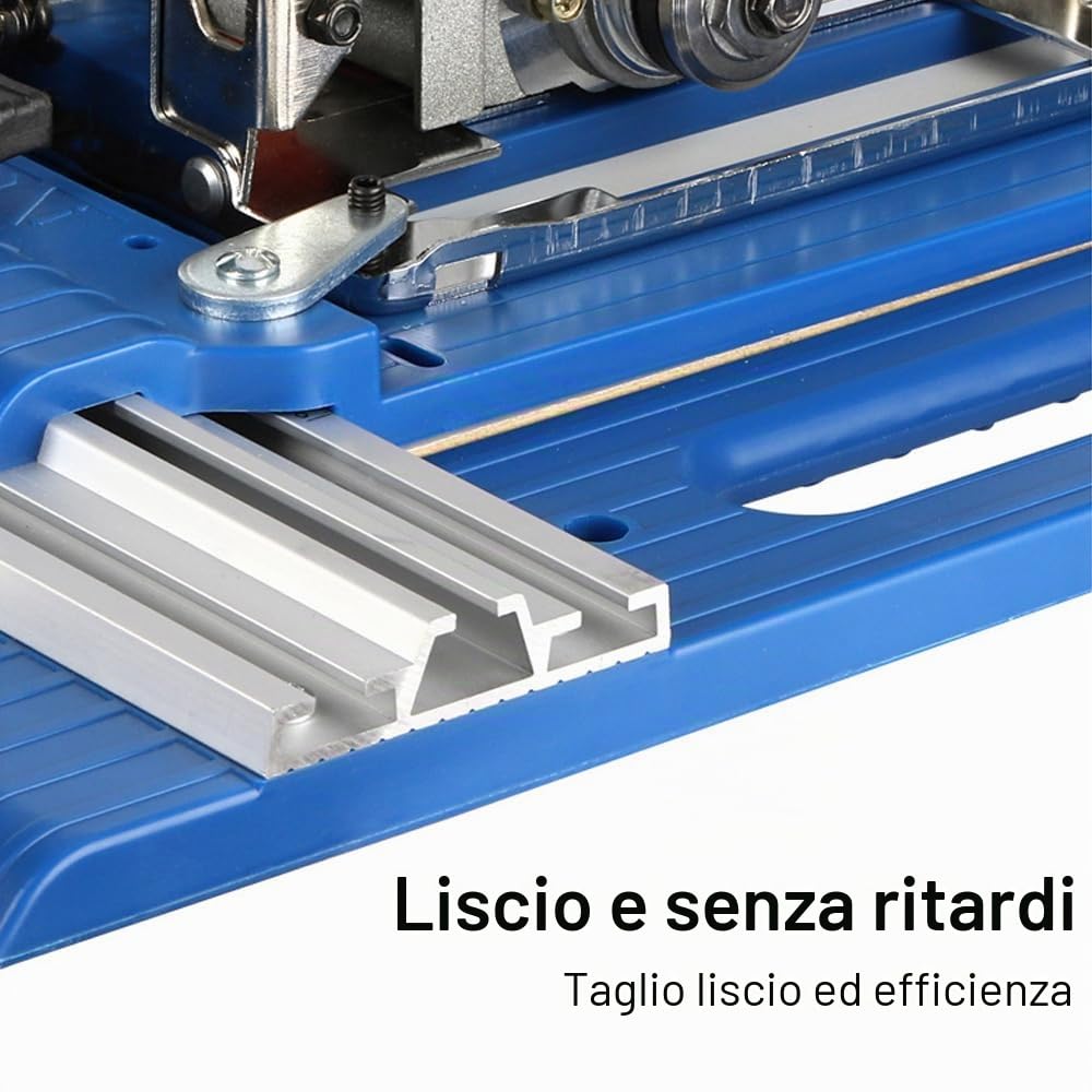 Guida per sega circolare Binario di guida per taglio per lavorazione del legno Lega di alluminio Plastica tecnica Binario guida per sega circolare multifunzionale Gamma di taglio regolabile 0-65 cm