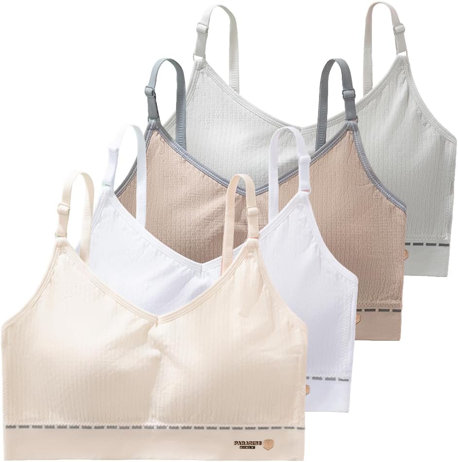 Teen Bras for Girls Ages 10-12-14-16-18 Years Old Kids Bras for Teens Girl Bralette Comfortable Soft Padded Wireless