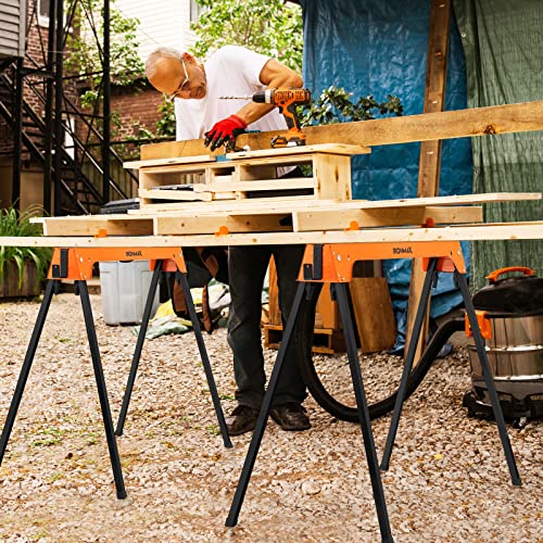 Goplus Portable Folding Saw Horses