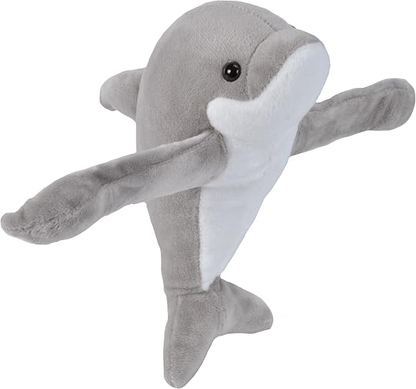 Wild Republic - 19566 - Huggers - Chat en Peluche avec Bracelet à Claquer - 20 cm - 3