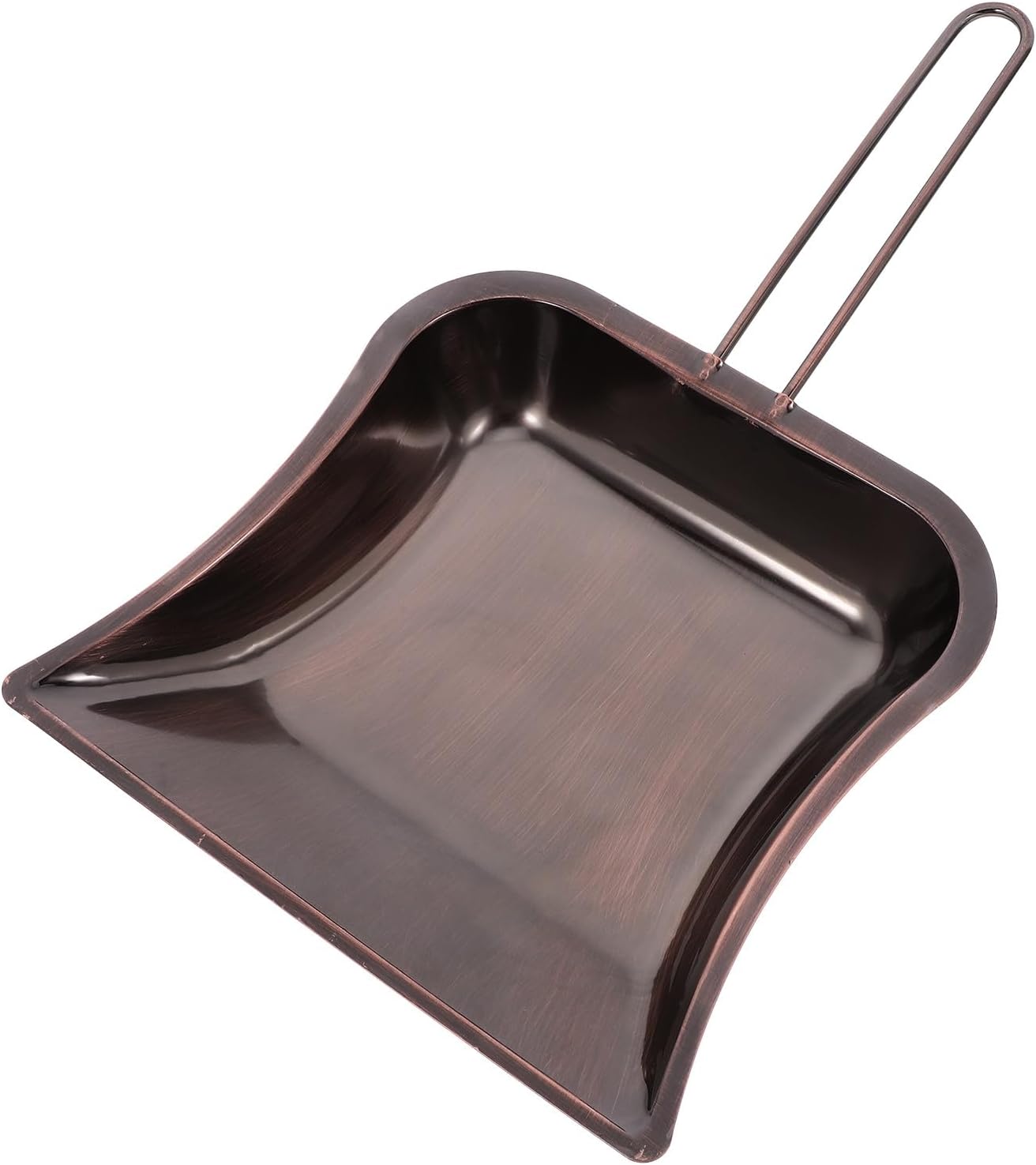 Stainless Steel Desktop Dustpan with Long Handle for Countertop Cleaning