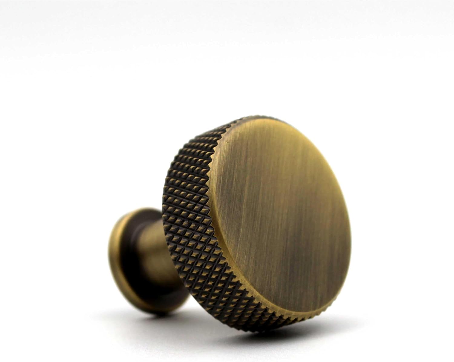 Premium Antique Solid Brass Knurled Cabinet Bar Pull Handles Knob Furniture Hardware Drawers Kitchens Cupboard Door